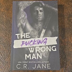 The Pucking Wrong Man Book Hardcover OOP - C.R. Jane